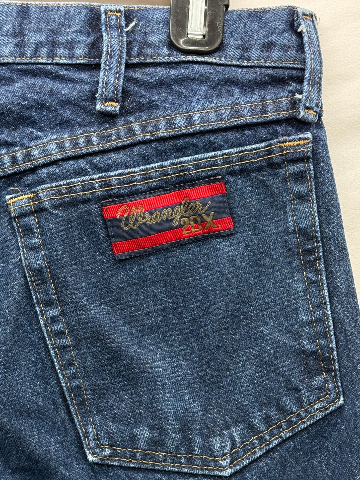 Wrangler 20X Men's Straight Jeans Blue - Size W34 x L34