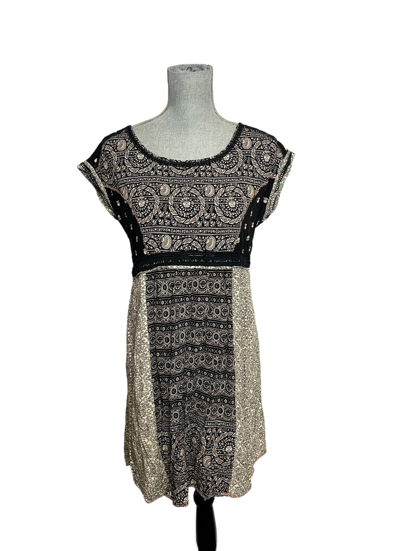 Anthropologie Holding Horses Patterned Women's Dress Top - Size Extra Small