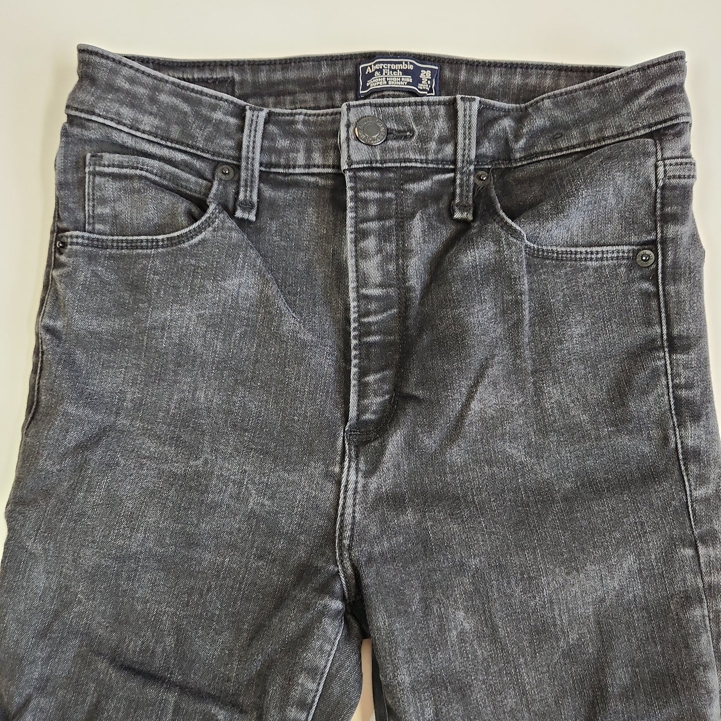 Abercrombie & Fitch High Rise Super Skinny Jeans - 26