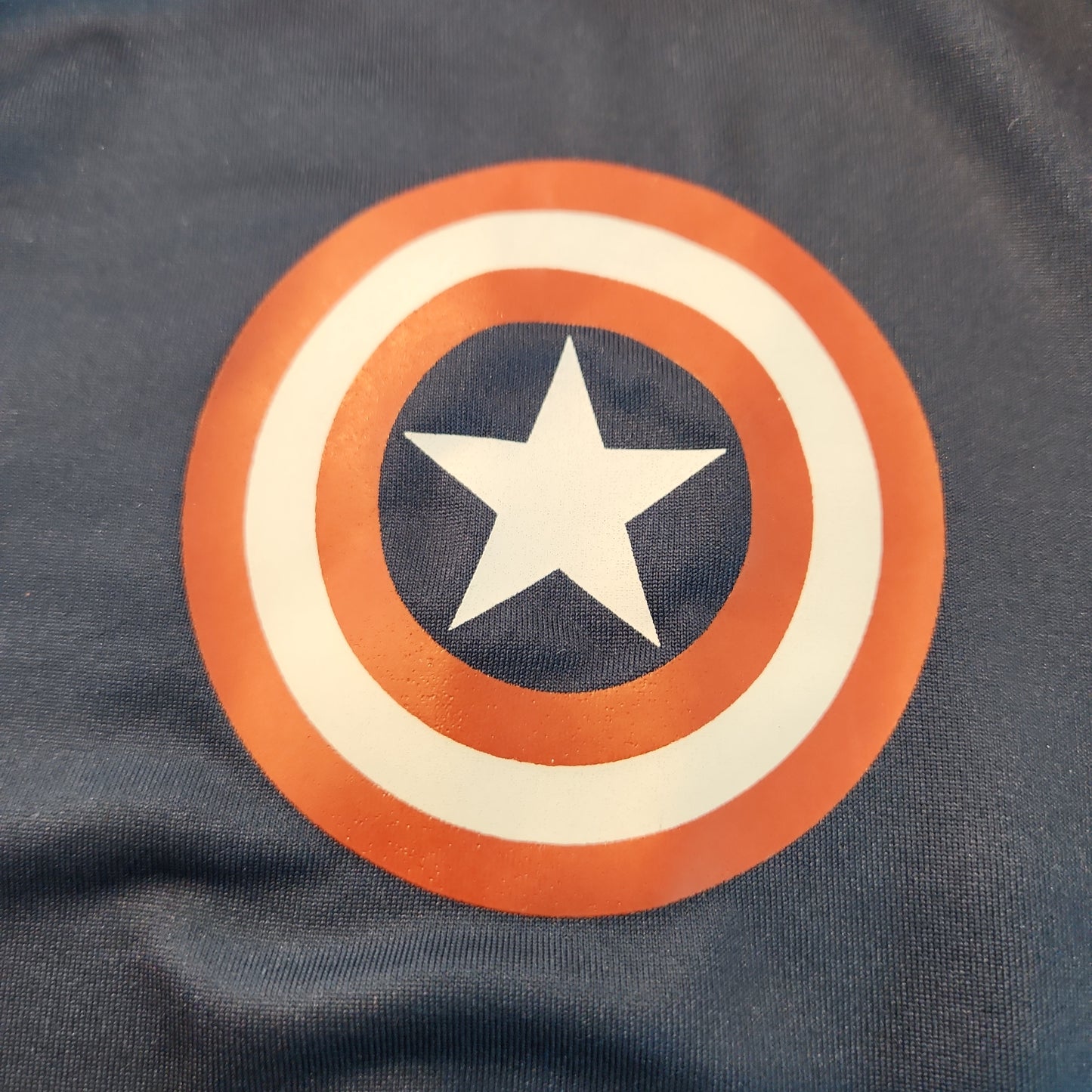 Marvel Long Sleeve Quarter Zip Blue - Large