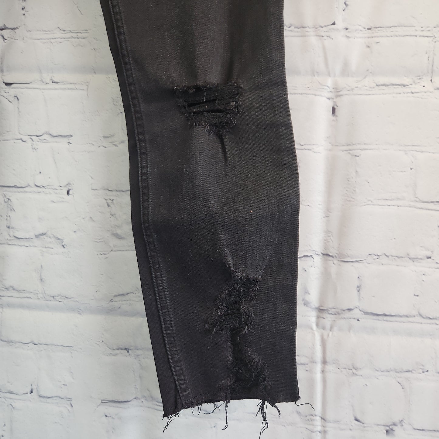 Hollister High Rise Crop Jegging Black - 11