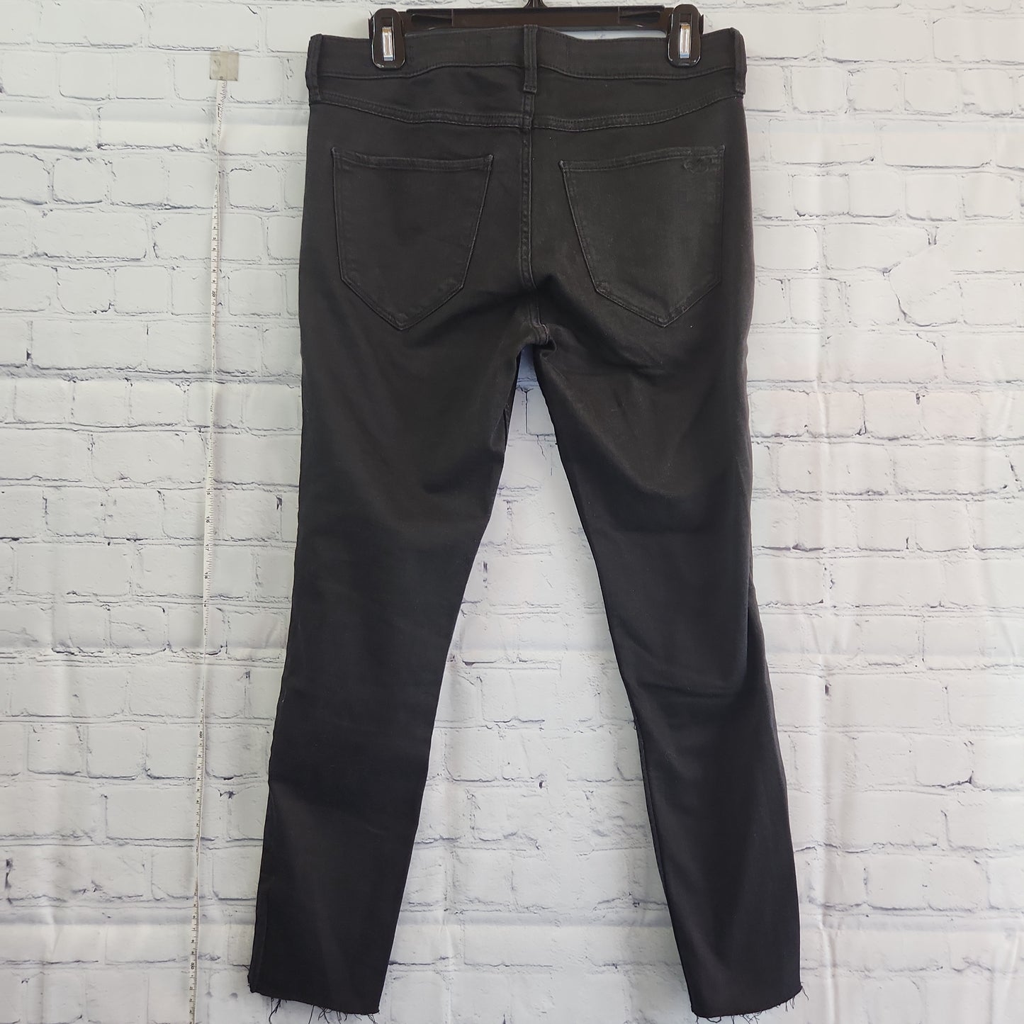 Hollister High Rise Crop Jegging Black - 11