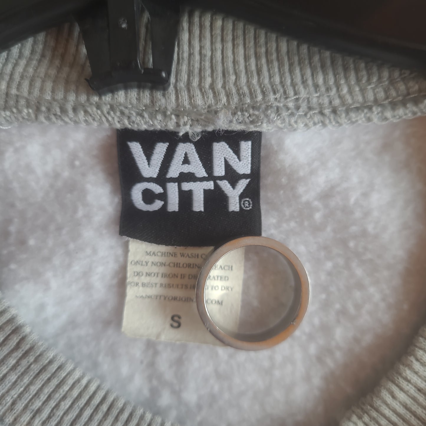 Van City Crewneck Sweater Gray - Small