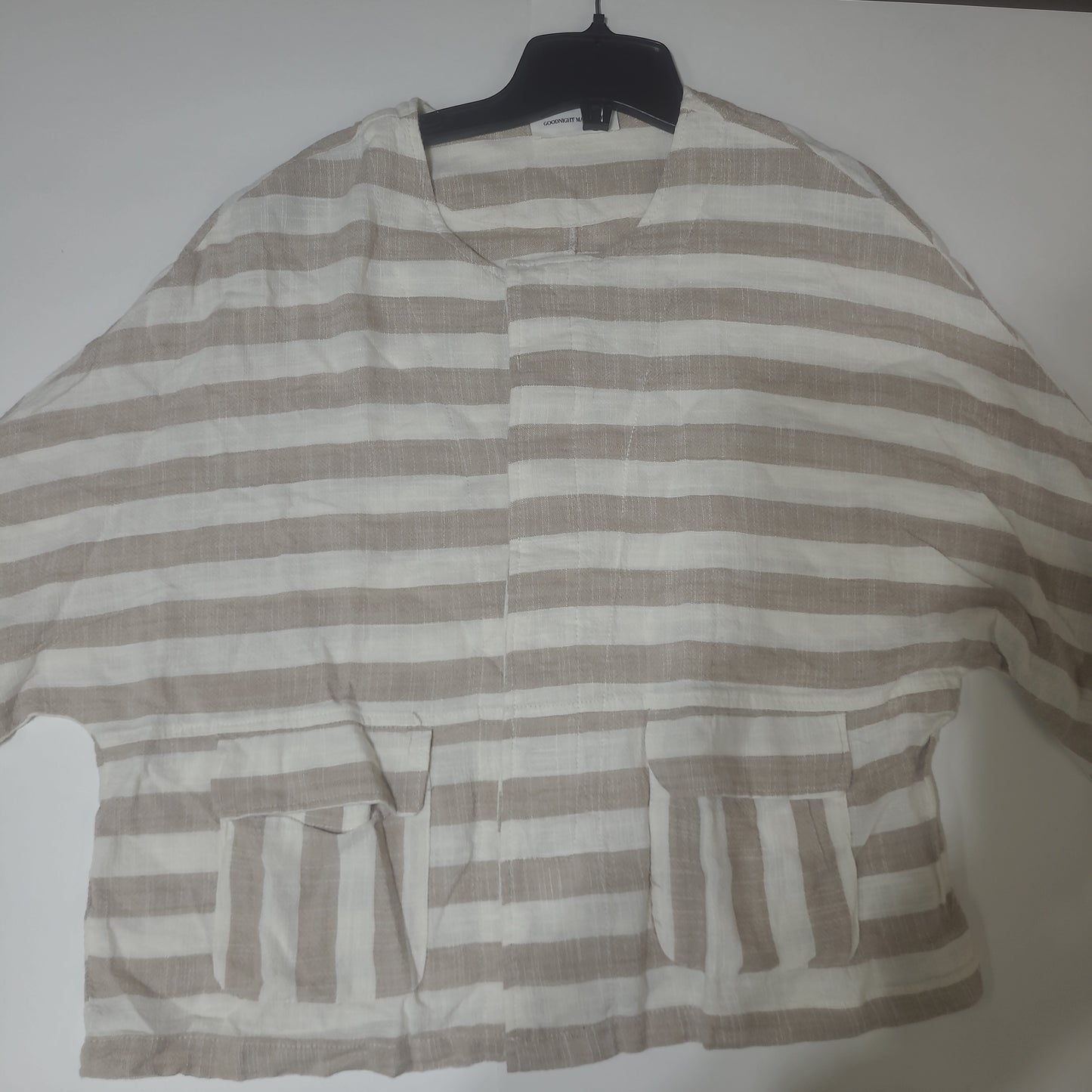 Goodnight Macaroon Women's Button Up Striped - Size Small