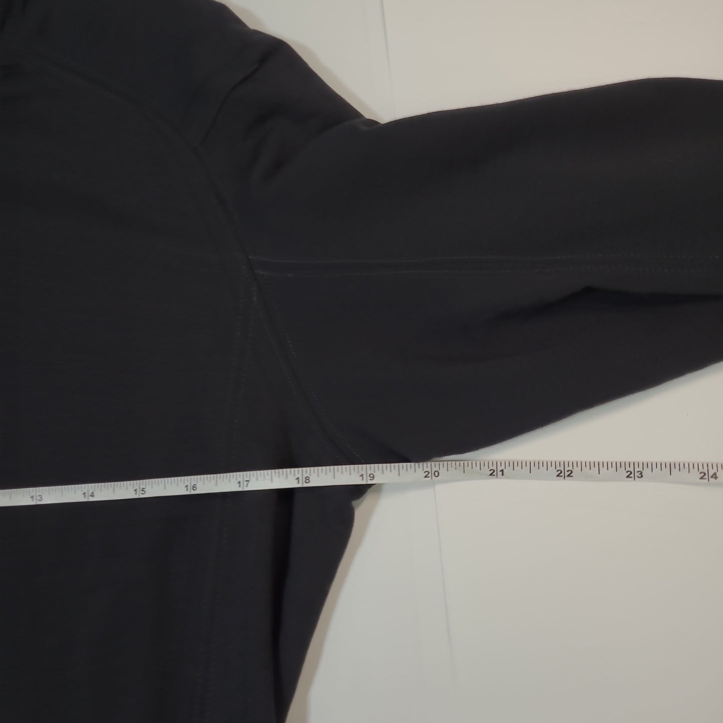KUHL Men's Long Sleeve Quarter Zip Thermal Black - Size Small