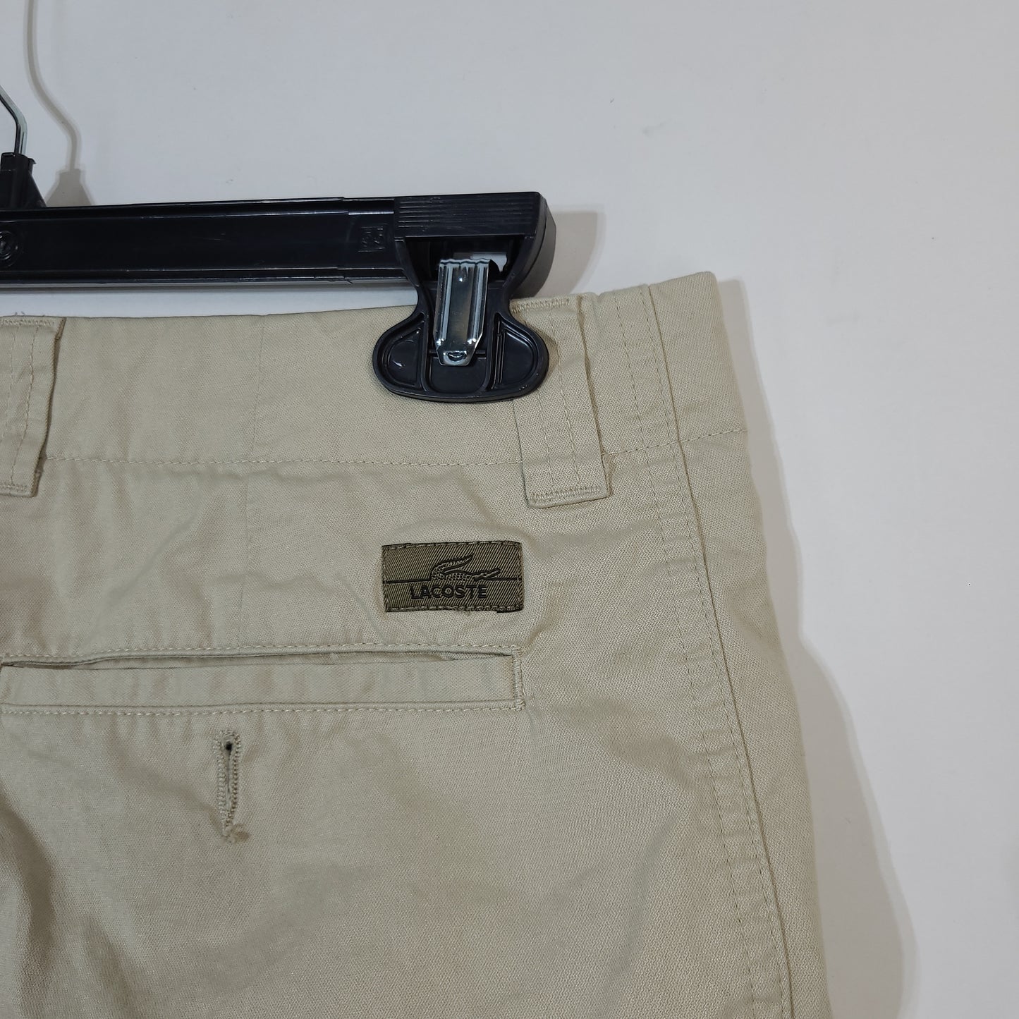 Lacoste Men's Chino Shorts Tan - Size 42