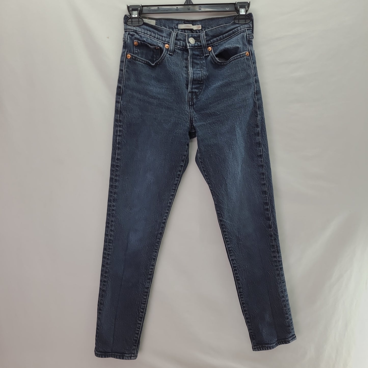 Levi's Wedgie Women's Jeans Dark Washed - Size 24
