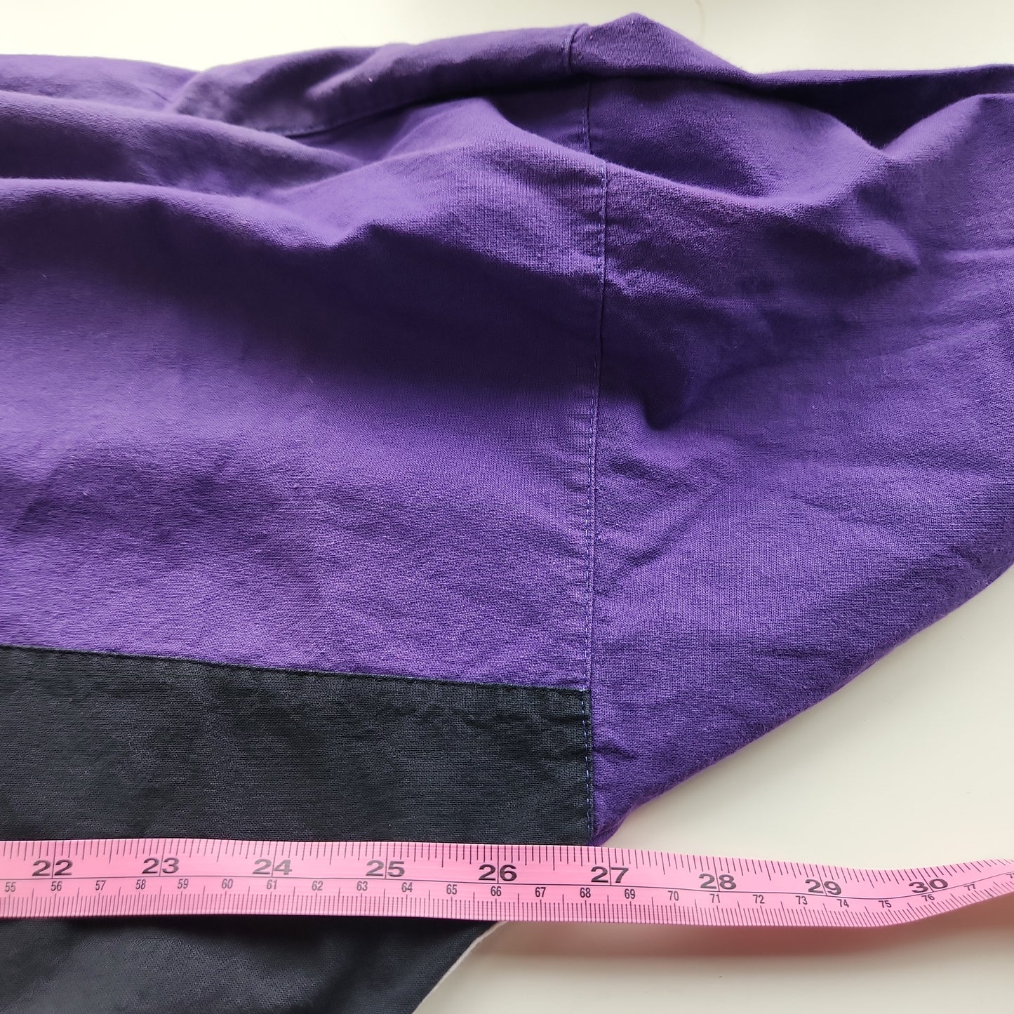 Roper Vintage Collard Long Sleeve Women's Shirt Purple/Black - Size Medium
