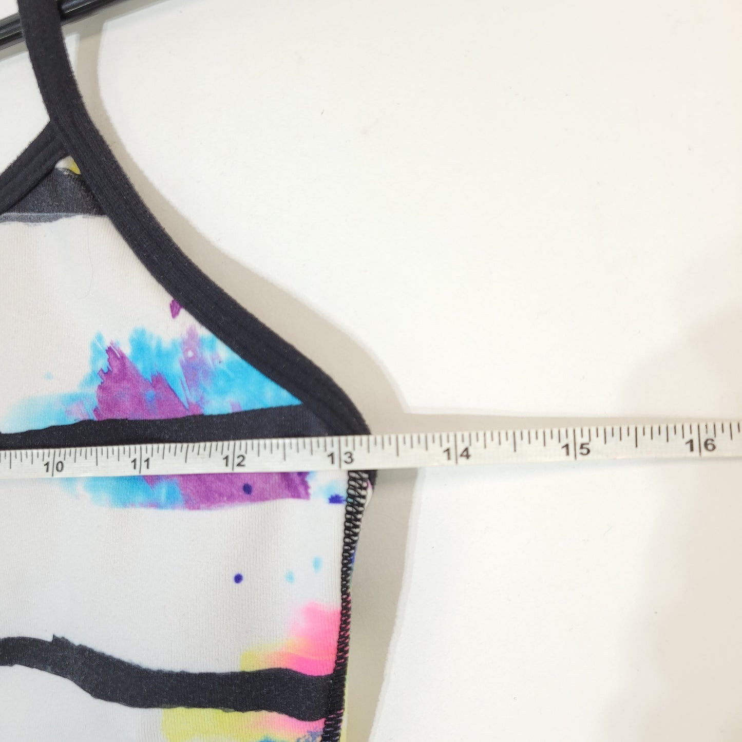 Lululemon Power Y Tank Racer Back Women's Top Graffiti Paint Print - Size 4