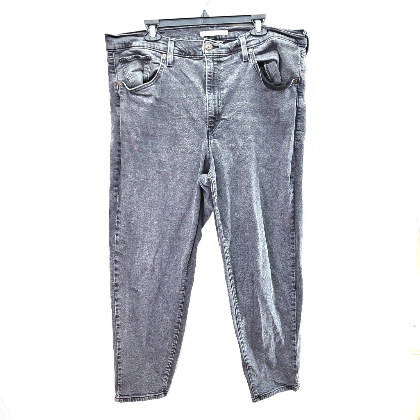 Levi's Women's High Waisted Mom Jeans Black - 18