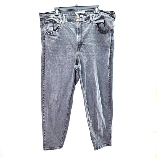 Levi's Women's High Waisted Mom Jeans Black - 18