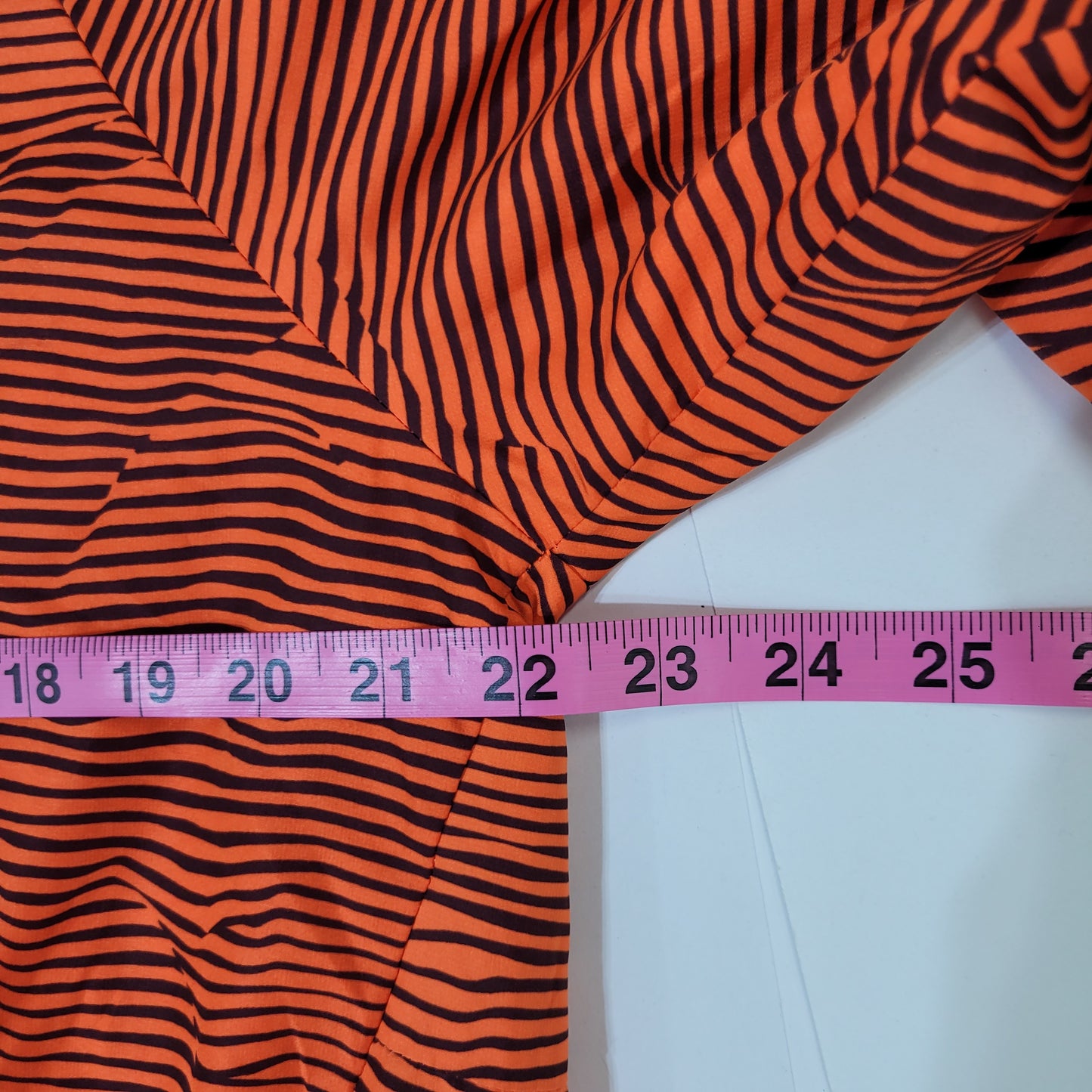 Adidas Men's Wind Breaker Striped Orange/Black - Size Large