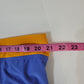 Patagonia Lined Women's Active Shorts Yellow/Blue - Size XL