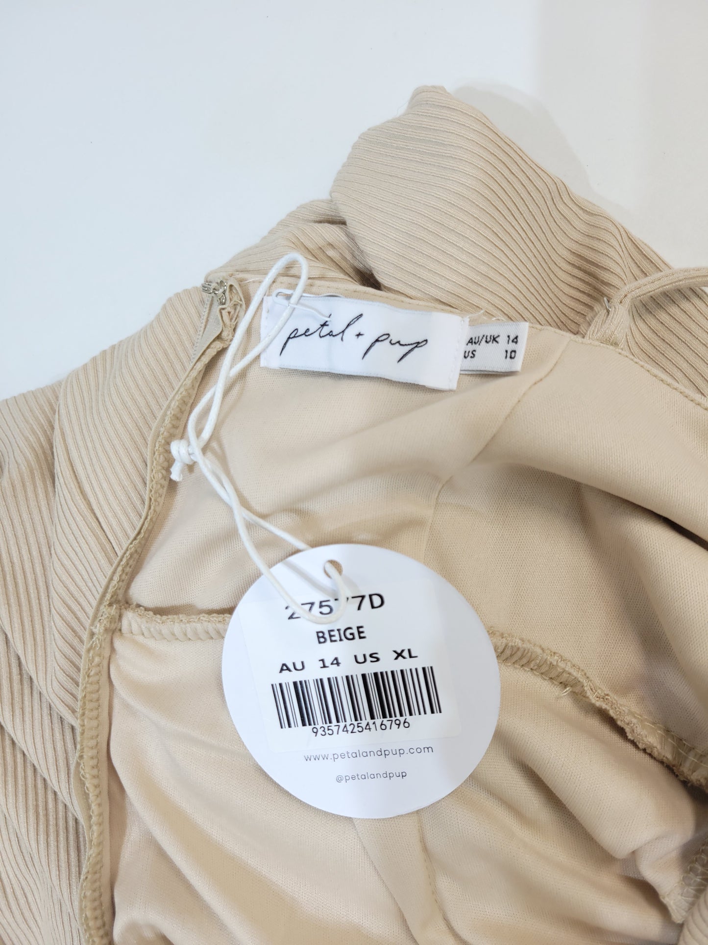 Petal & Pup Women's Maxi Dress Beige - Size 10