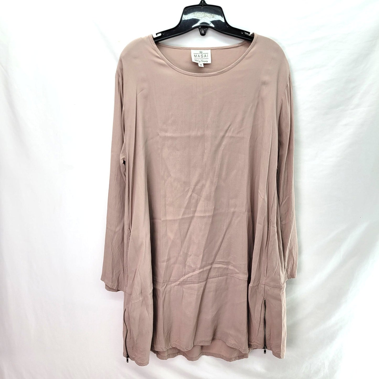 Masai Women's Long Sleeve Top Beige - Size Medium