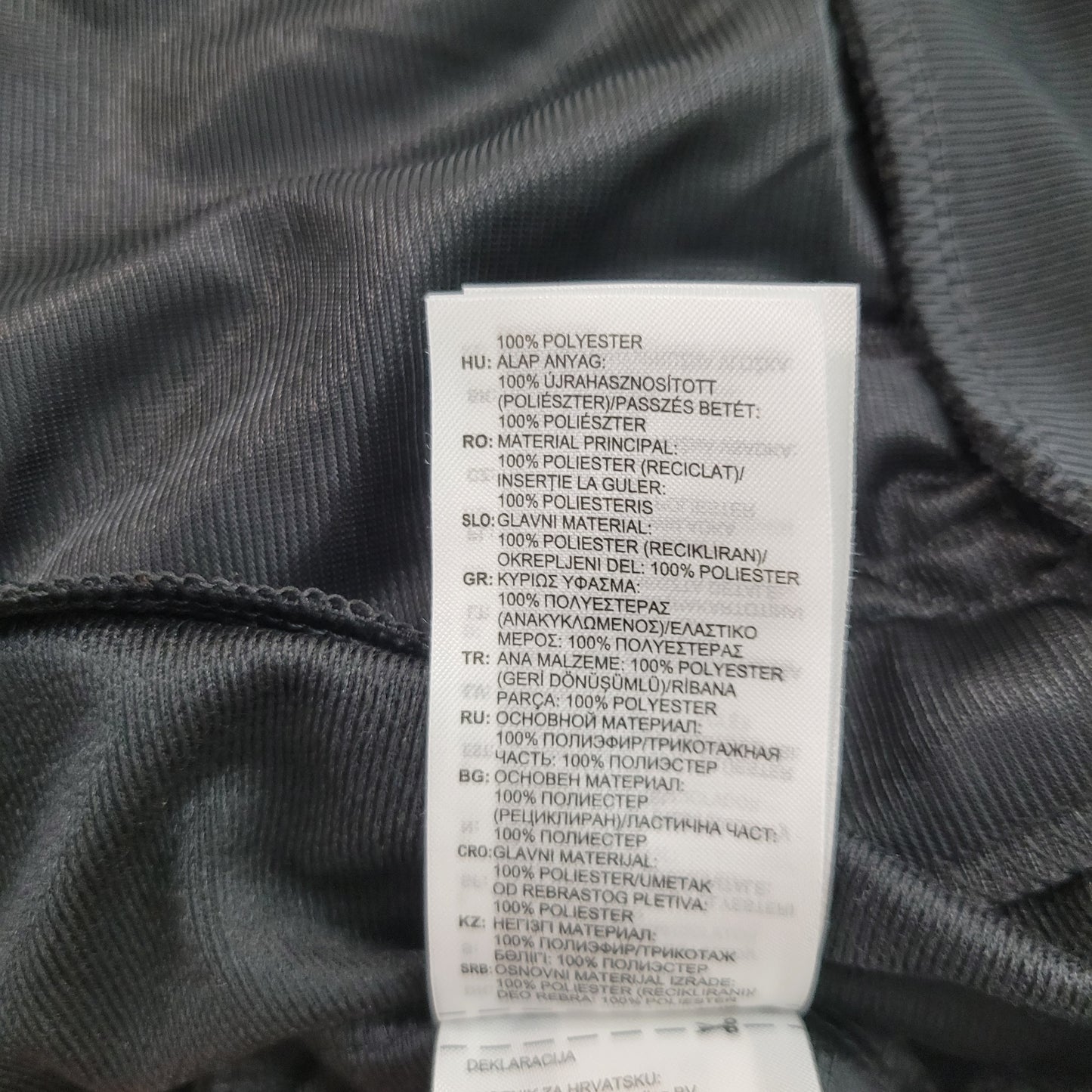 Adidas Men's Zip-Up Light Jacket Black/White - Small