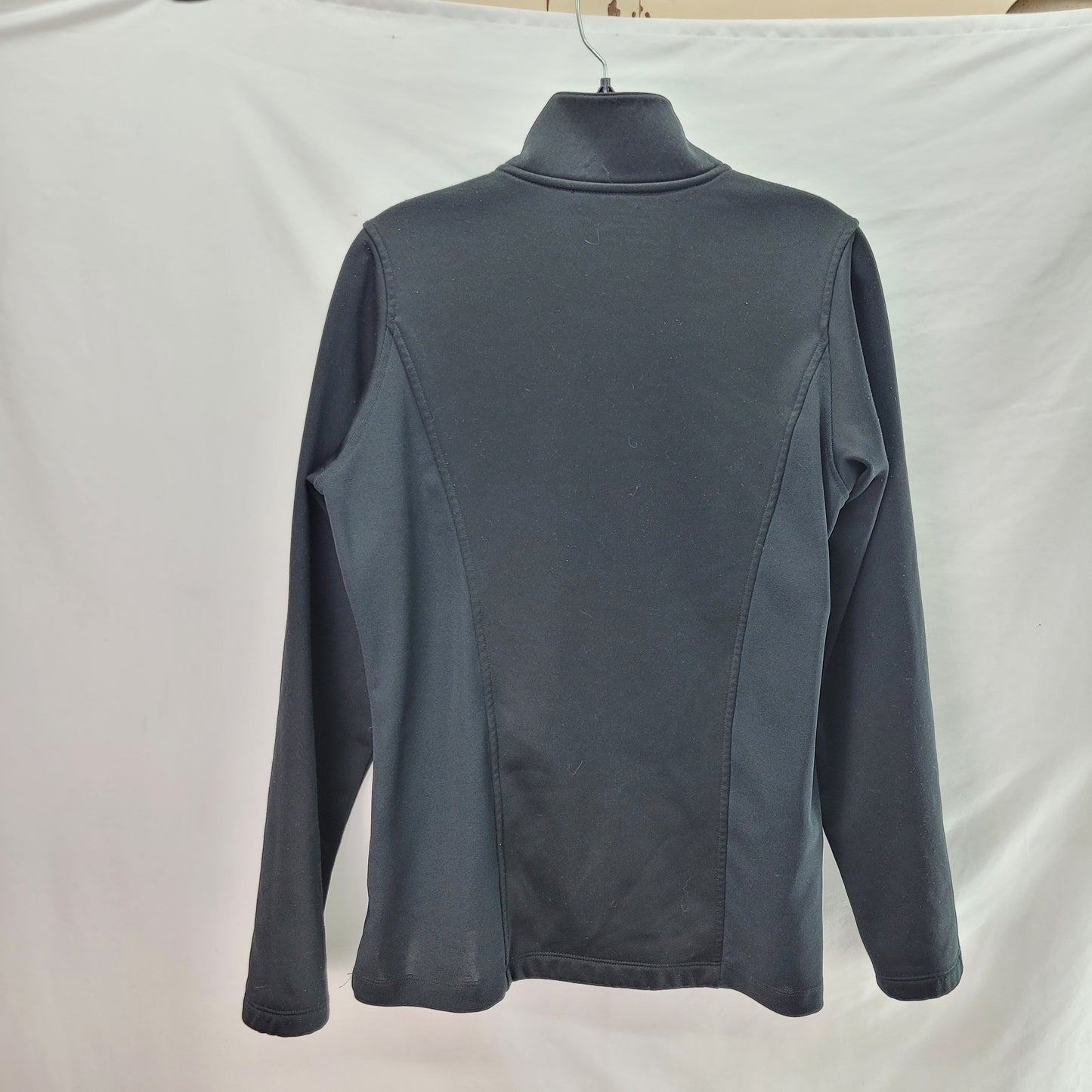 Nike Golf Men's Half-Zip Long Sleeve Shirt Black - Size Medium