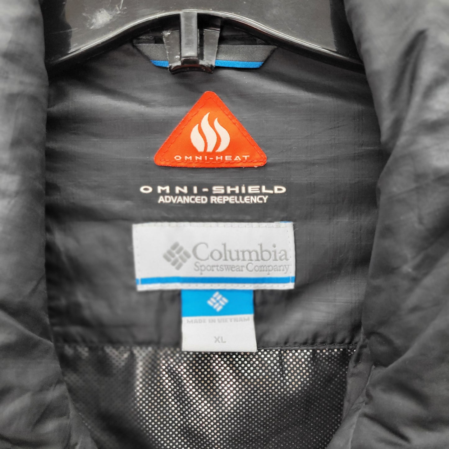 Columbia Men's Jacket Black Omni-Shield - Size XL