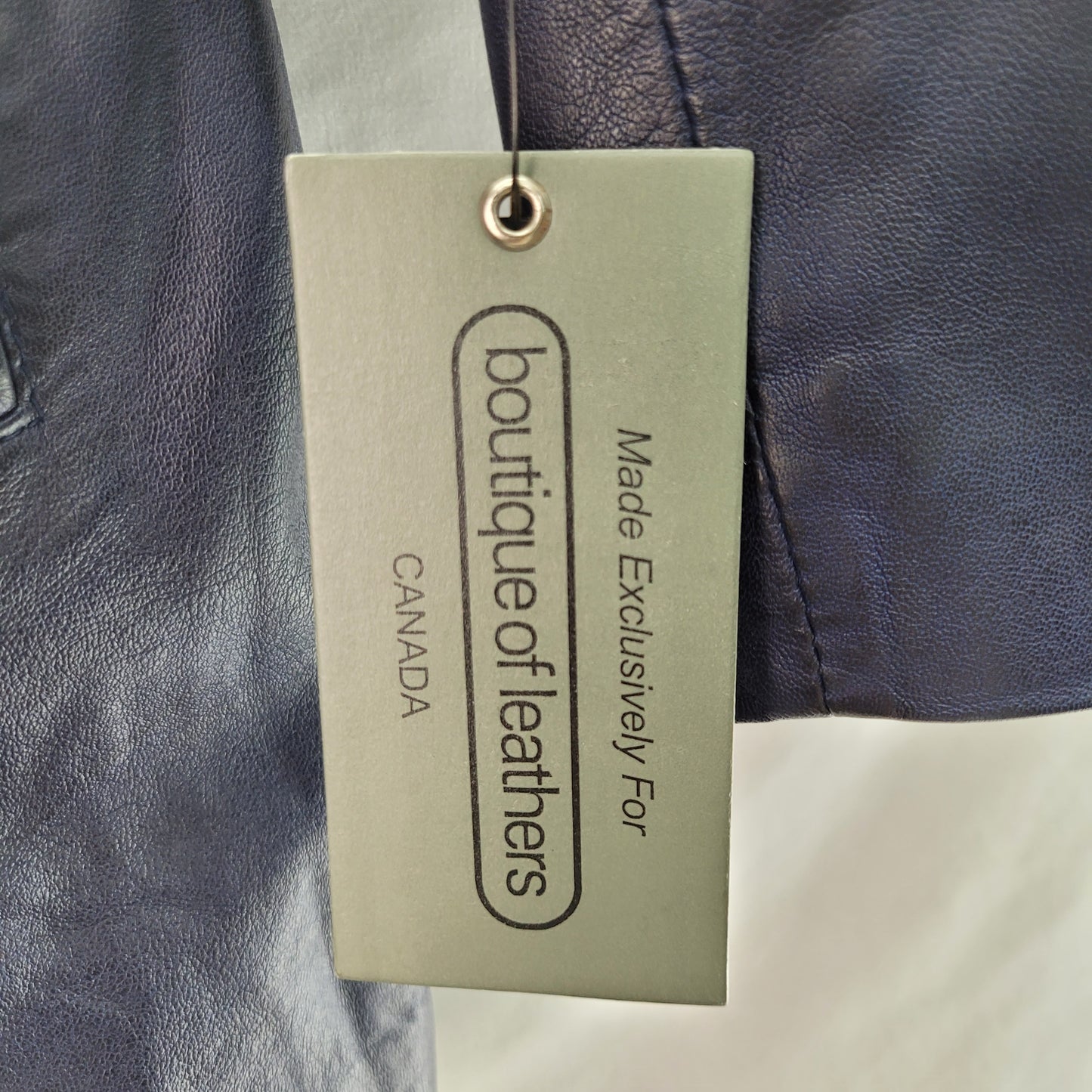 Boutique Of Leathers Women's Jacket Blue - Size 14