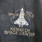 Anvil Vintage Kennedy Space Center Men's Polo Shirt Black - Size Large