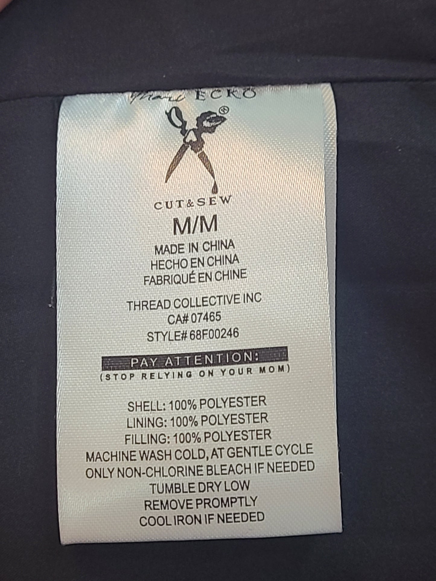 Marc Ecko Cut & Sew Men's Puffer Vest Grey - Size Medium