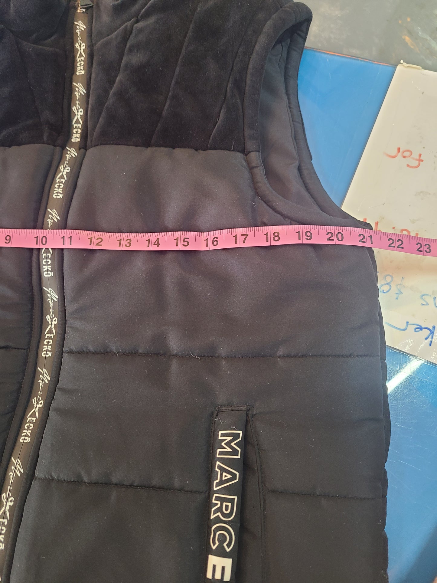 Marc Ecko Cut & Sew Men's Puffer Vest Grey - Size Medium