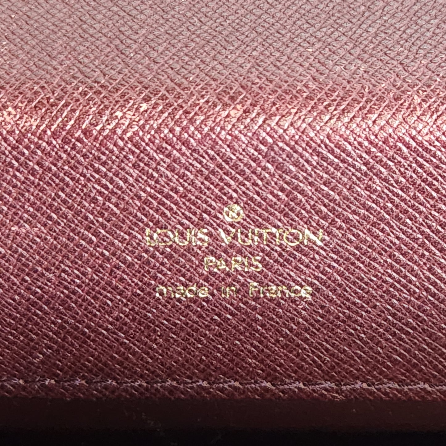 Louis Vuitton Leather Brief Case Messenger Bag Vintage Brown