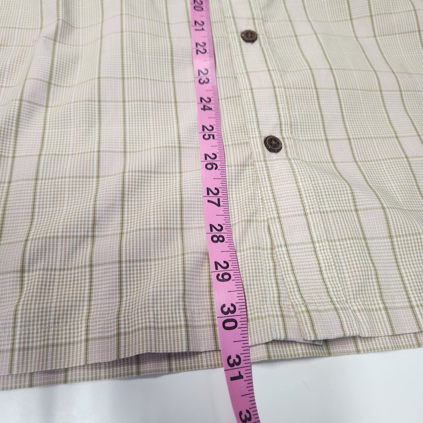 Patagonia Outdoor Hiking Long Sleeve Men's Button Up Shirt Plaid - Size XL