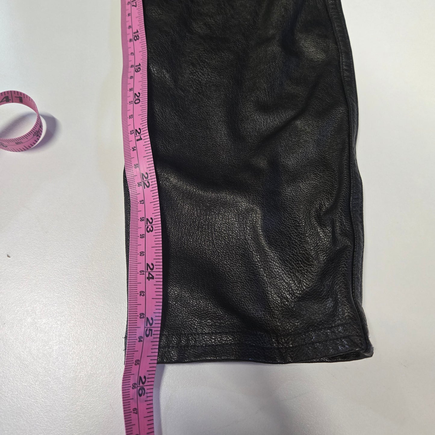 Spanx By Sara Blakely Faux Leather High Rise Women's Leggings Black - Size XS