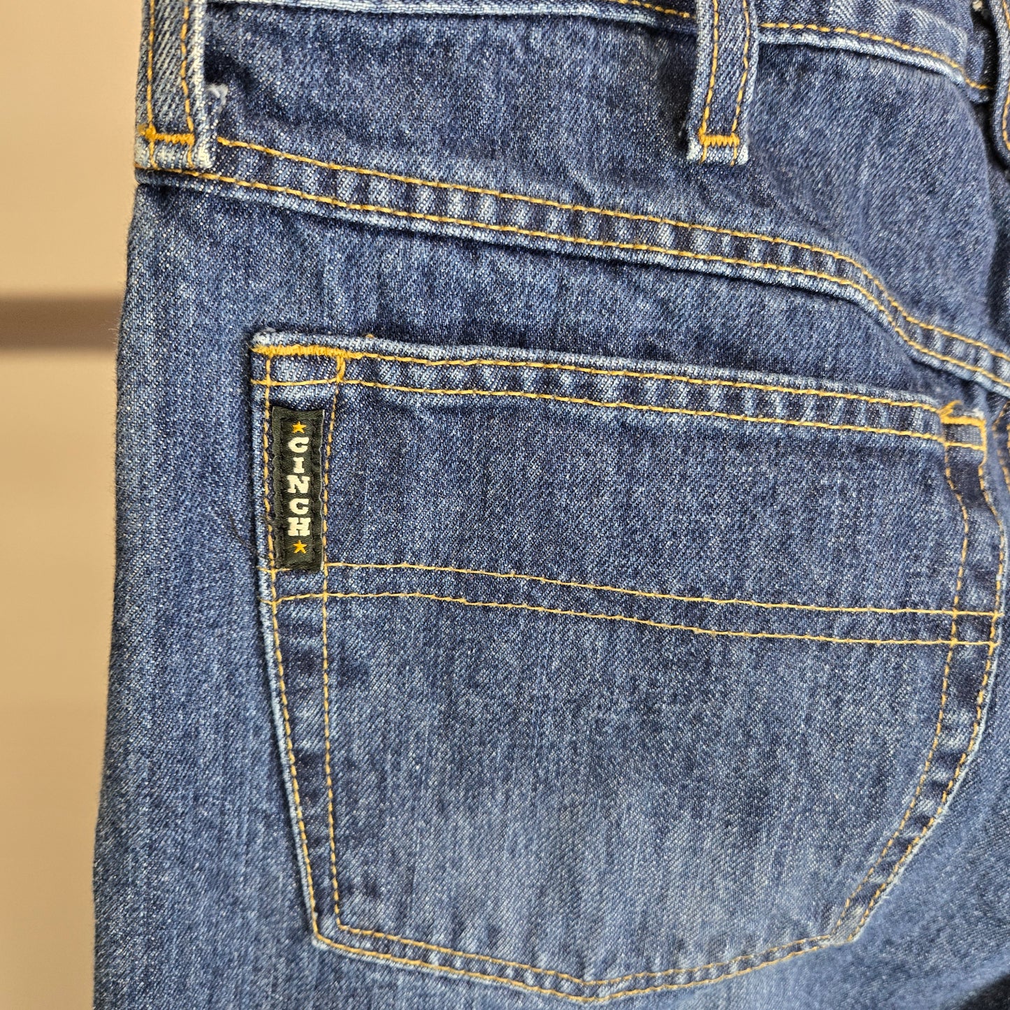 Cinch Black Label Men's Jeans Big and Tall 100% Cotton Blue - Size 36 x 38