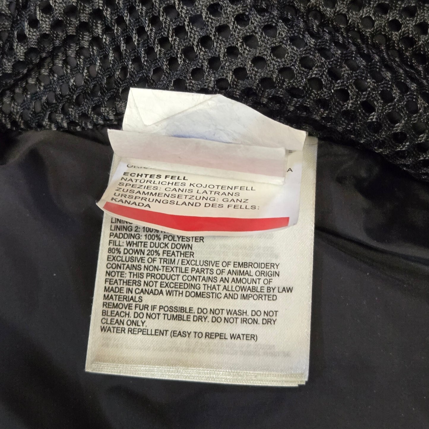 Canada Goose Sherridon Men's Parka Jacket Black - Size Small (Label 2073MB)