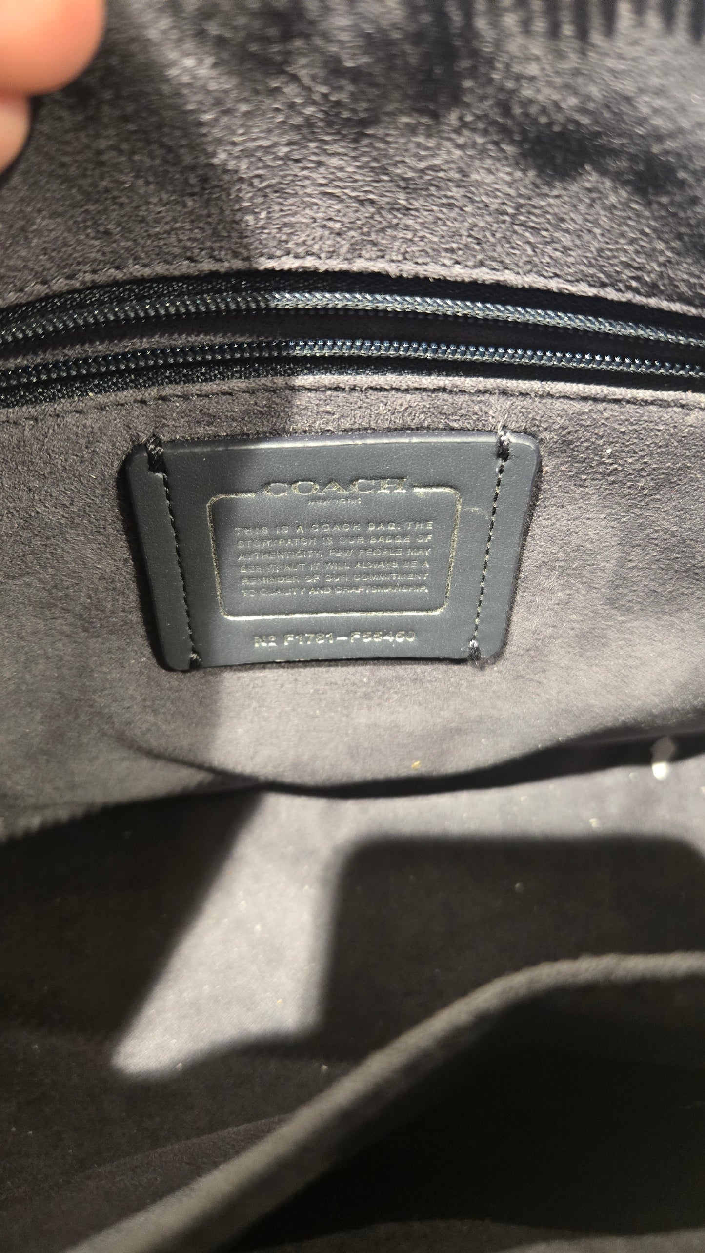 Coach F55450 Mini Sierra Satchel in Signature Debossed Patent Leather