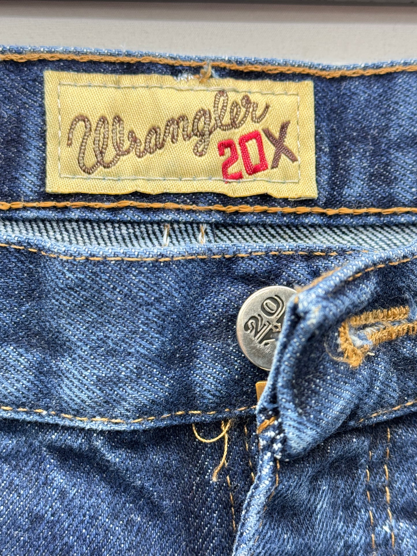 Wrangler 20X Men's Straight Jeans Blue - Size W34 x L34