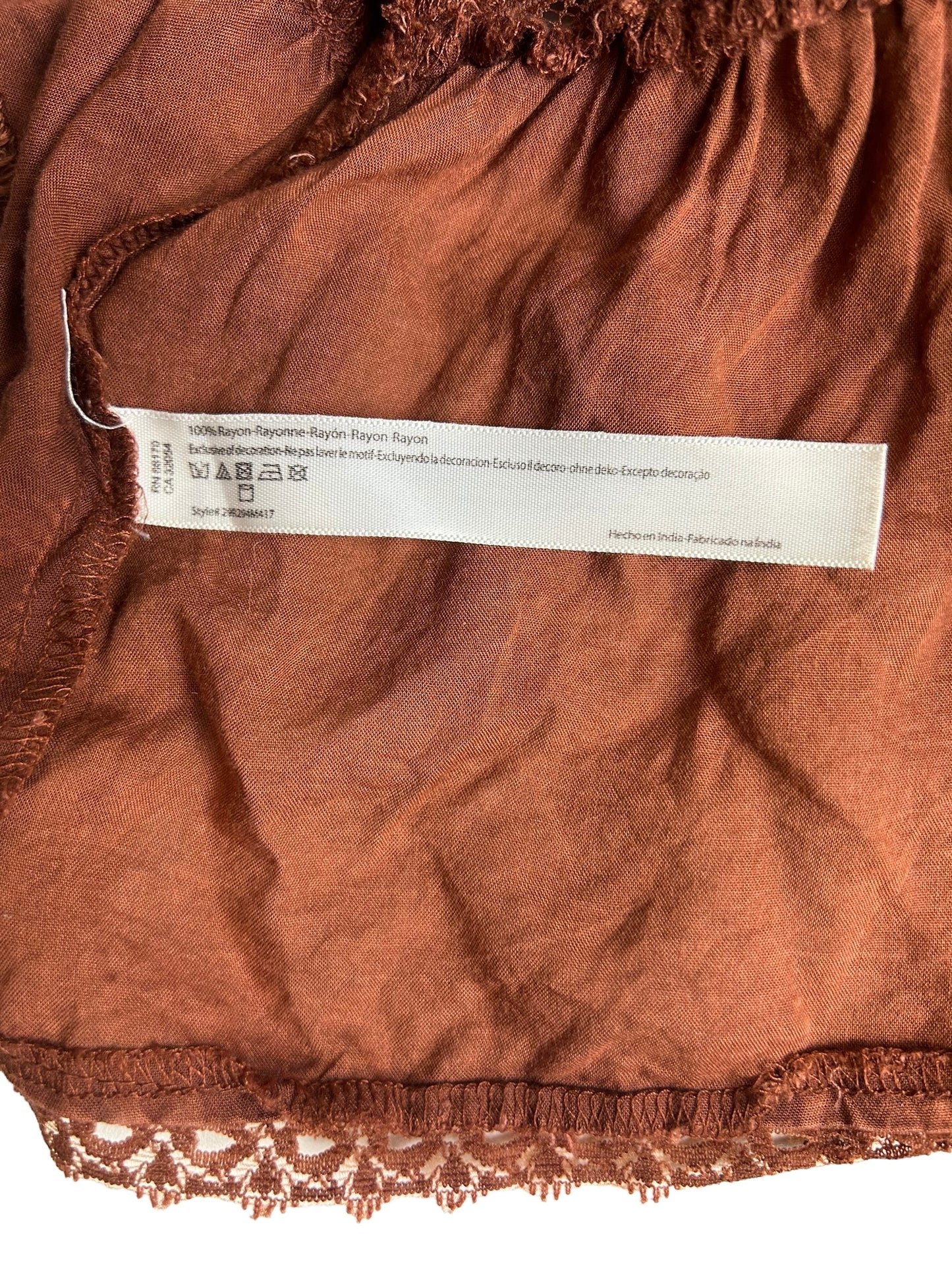Free People Intimately High-Low Women's Tank Top Dress Rust Orange - Size XS