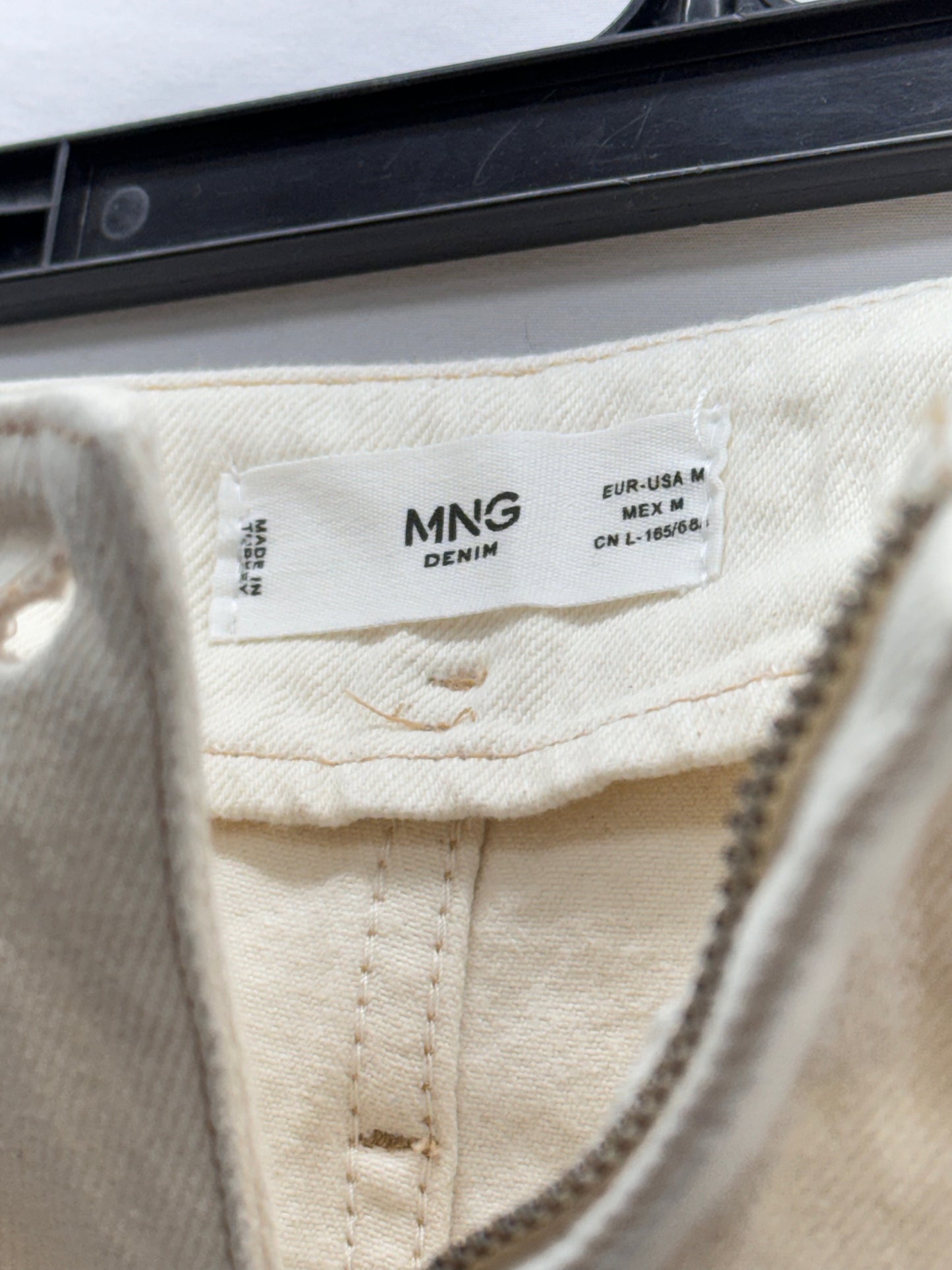 Mango denim Cream maxi skirt - M