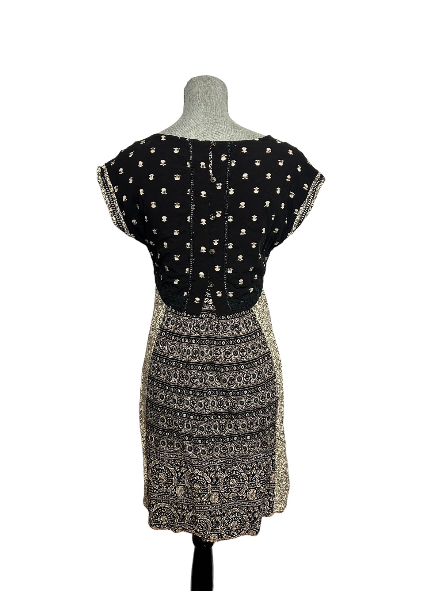 Anthropologie Holding Horses Patterned Women's Dress Top - Size Extra Small