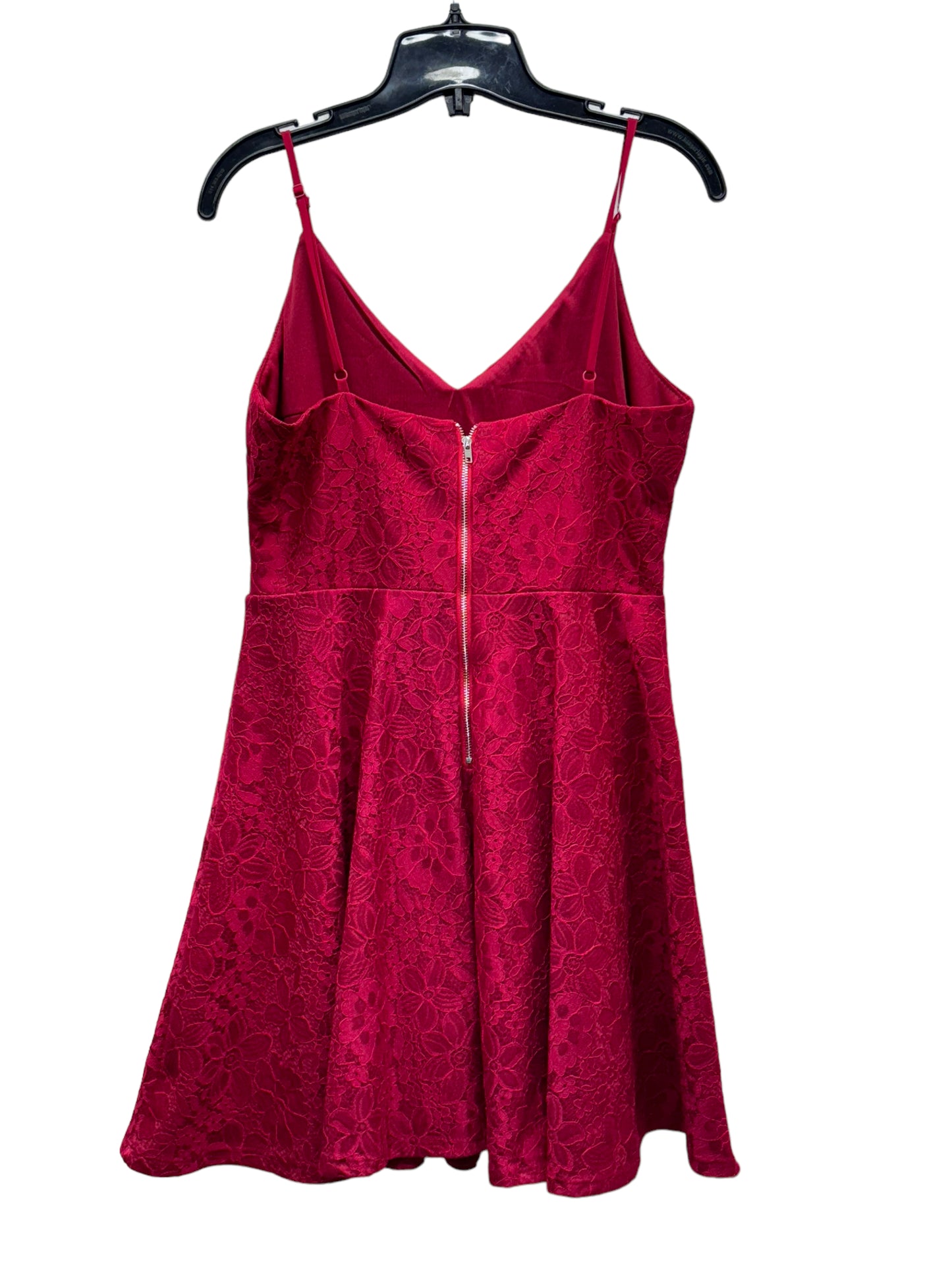 Lulus Women's Full Dress Skirt Red - Size Medium