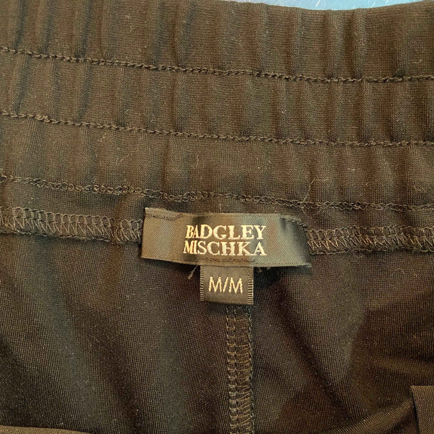 Badgley Mischka Casual Straight Leg Women's Pants Black - Size M