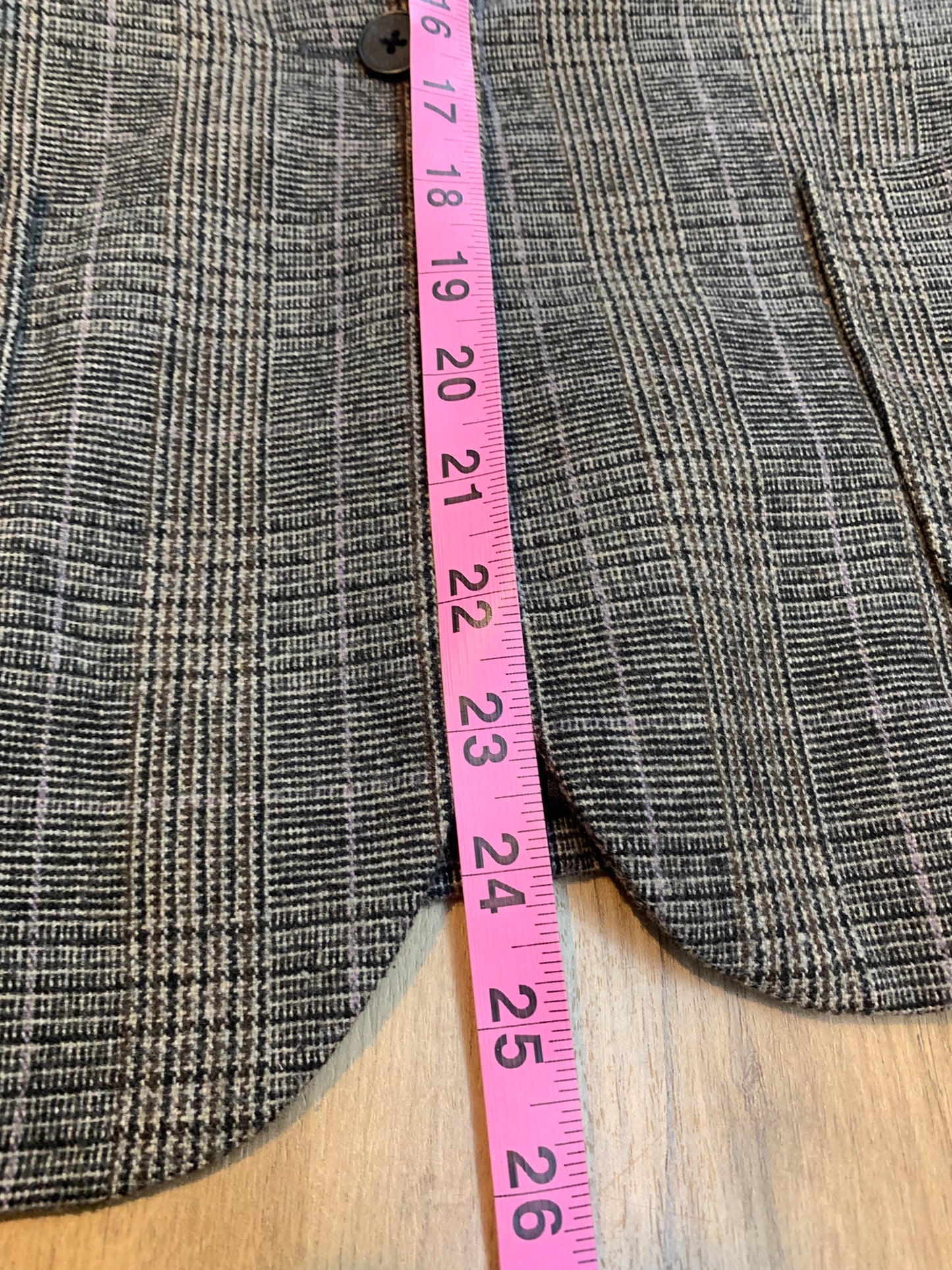 Maison Scotch Tweed Plaid Blazer - Size 2