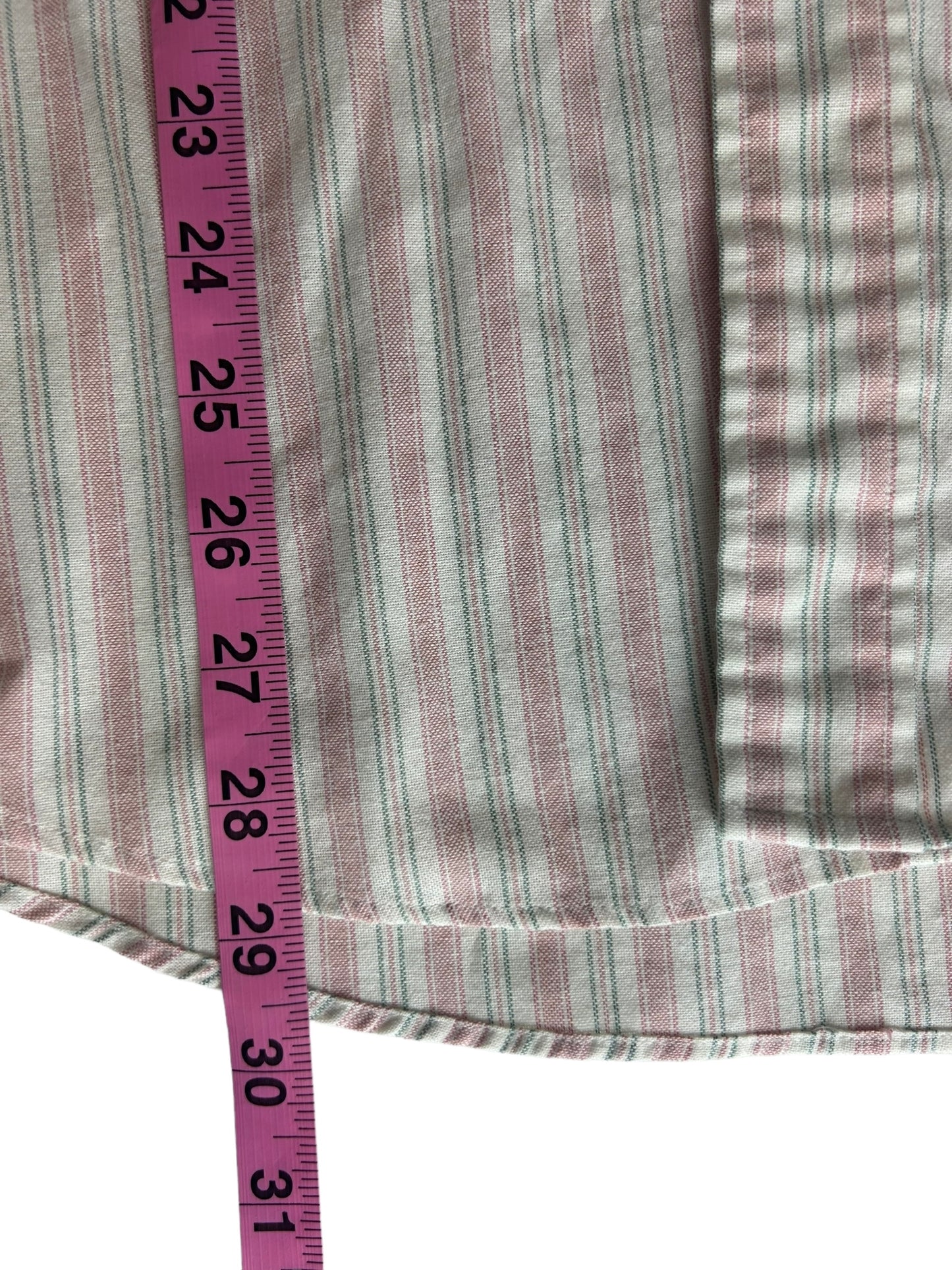 Chaps - Ralph Lauren Vintage 1980s Long Sleeve Button Up Shirt Striped - Size L