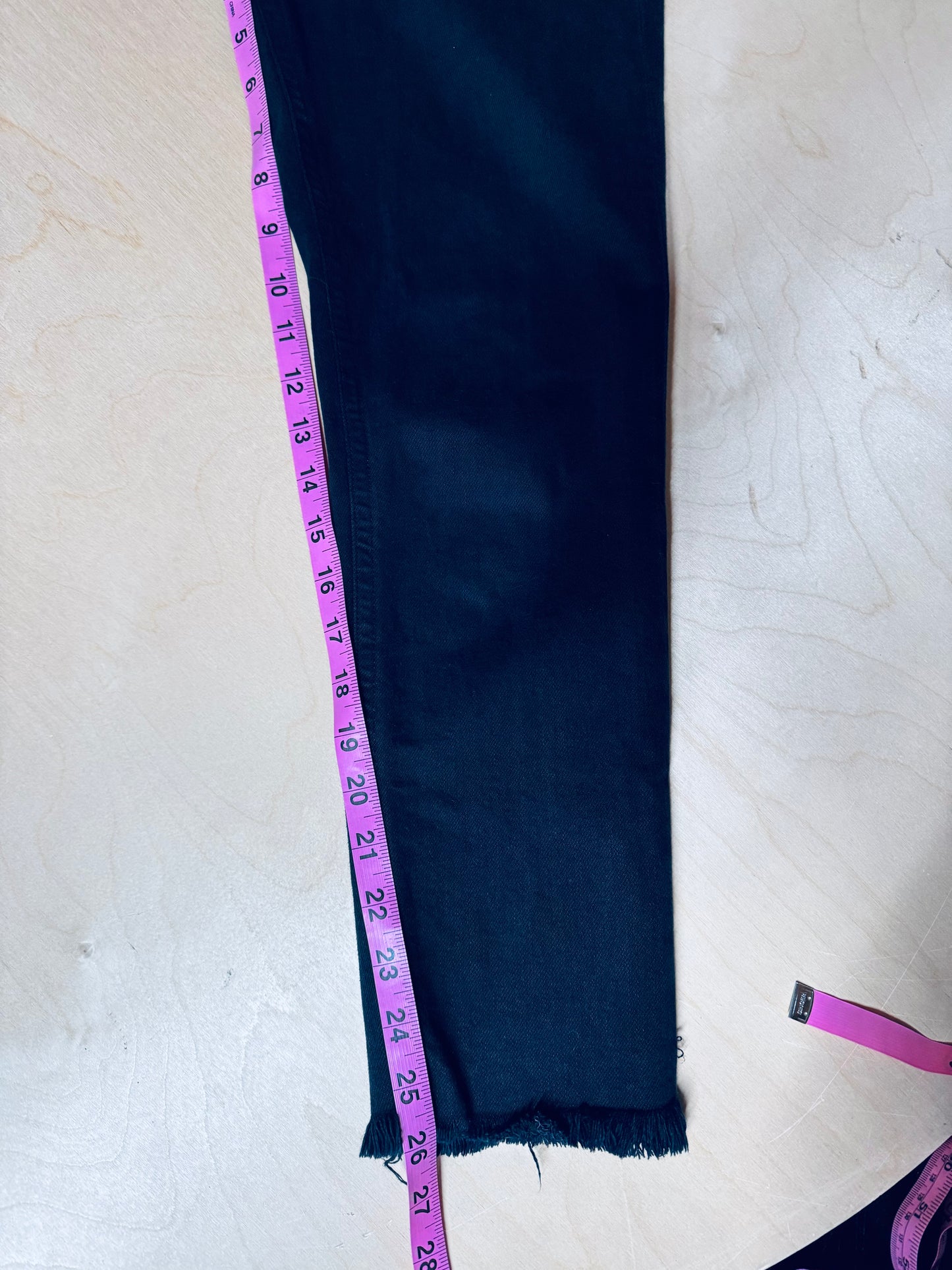 Agolde Los Angeles Premium Cotton Women's High Rise Jeans Black - Size 27