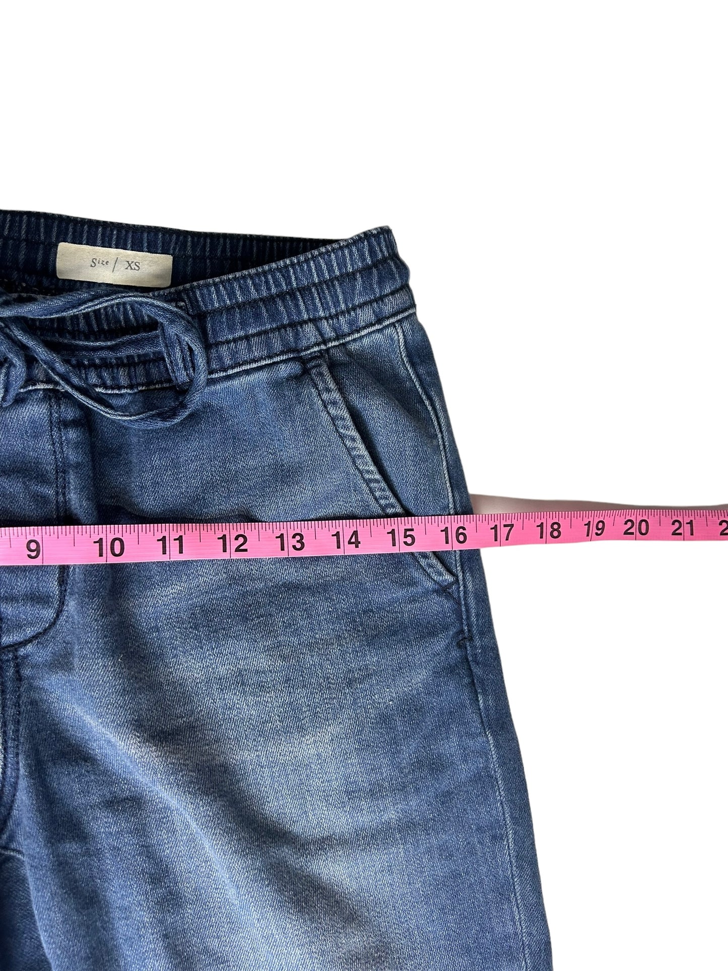 Pilcro & The Letter Press Women's Joggers Denim Medium Washed - Size Extra Small