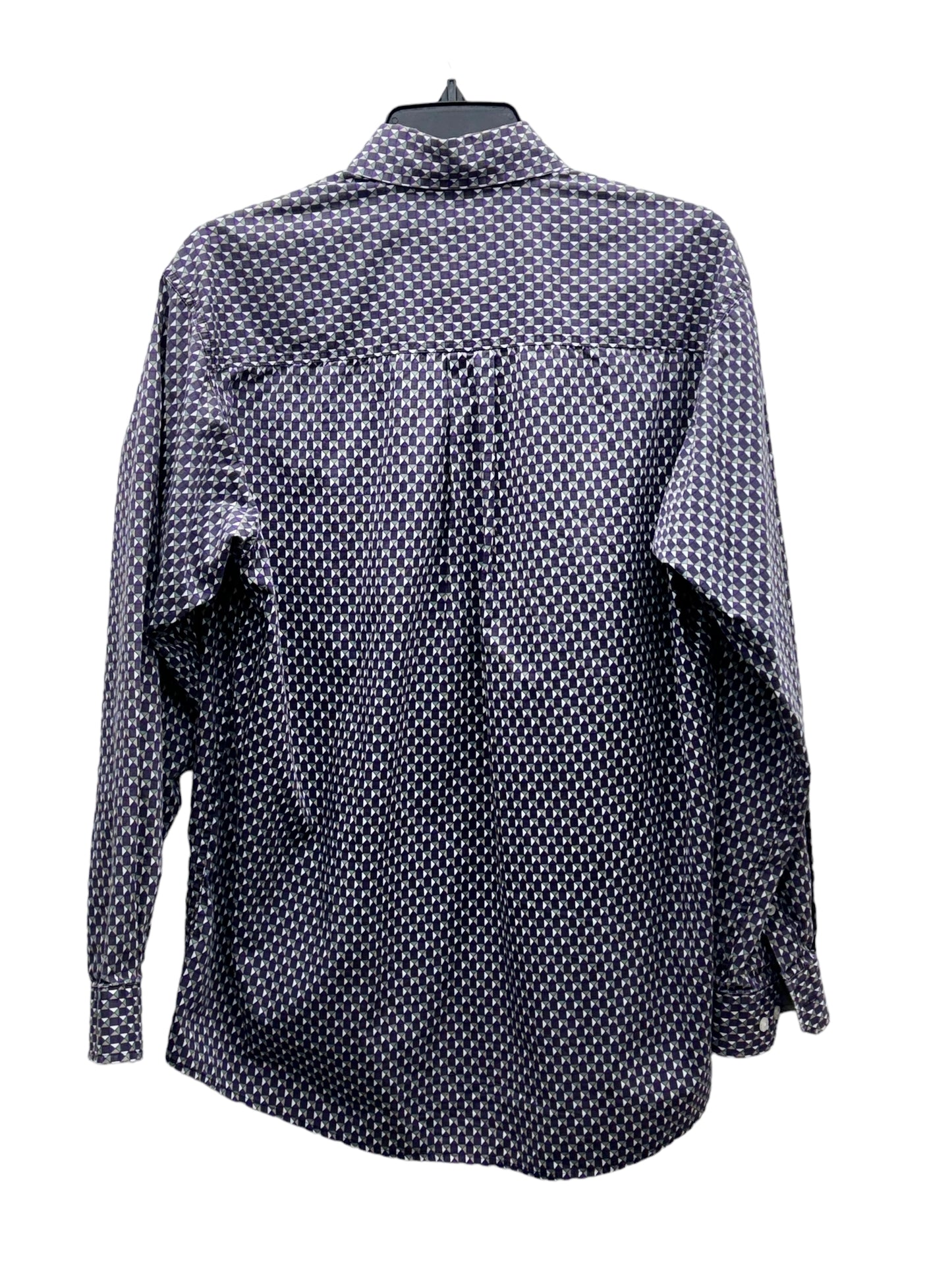 Cinch Printed Cotton Long Sleeve Button Up Western Men's Shirt - Size S