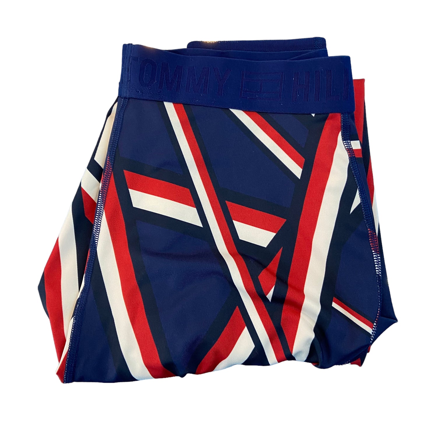 Tommy Hilfiger Sport Women's Leggings Blue/Red- Size Medium