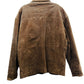 Nevada Sherpa lined Men’s Leather Jacket Brown - Size XL