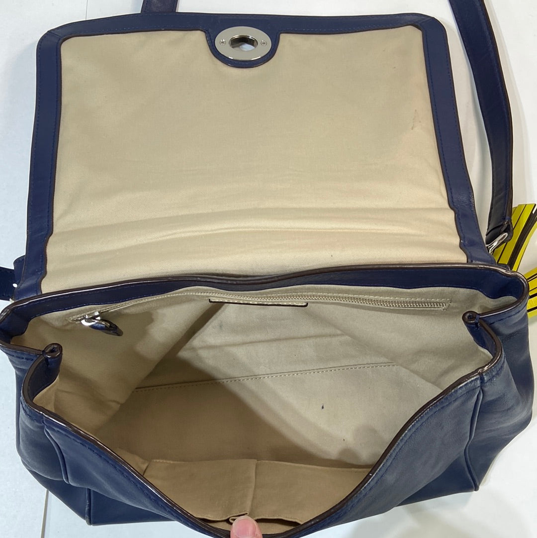 Coach Leather Women's Bag Blue