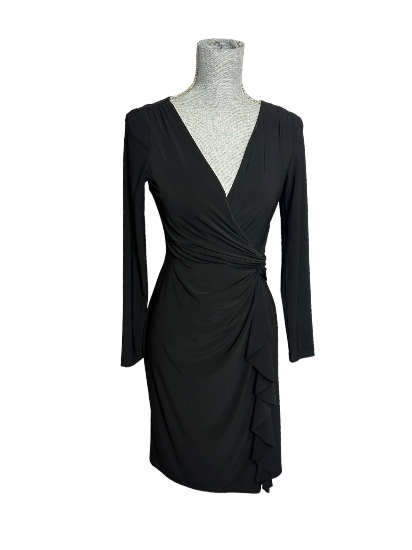 Lauren Ralph Lauren Side Cinch Women's Dress Black - Size 2