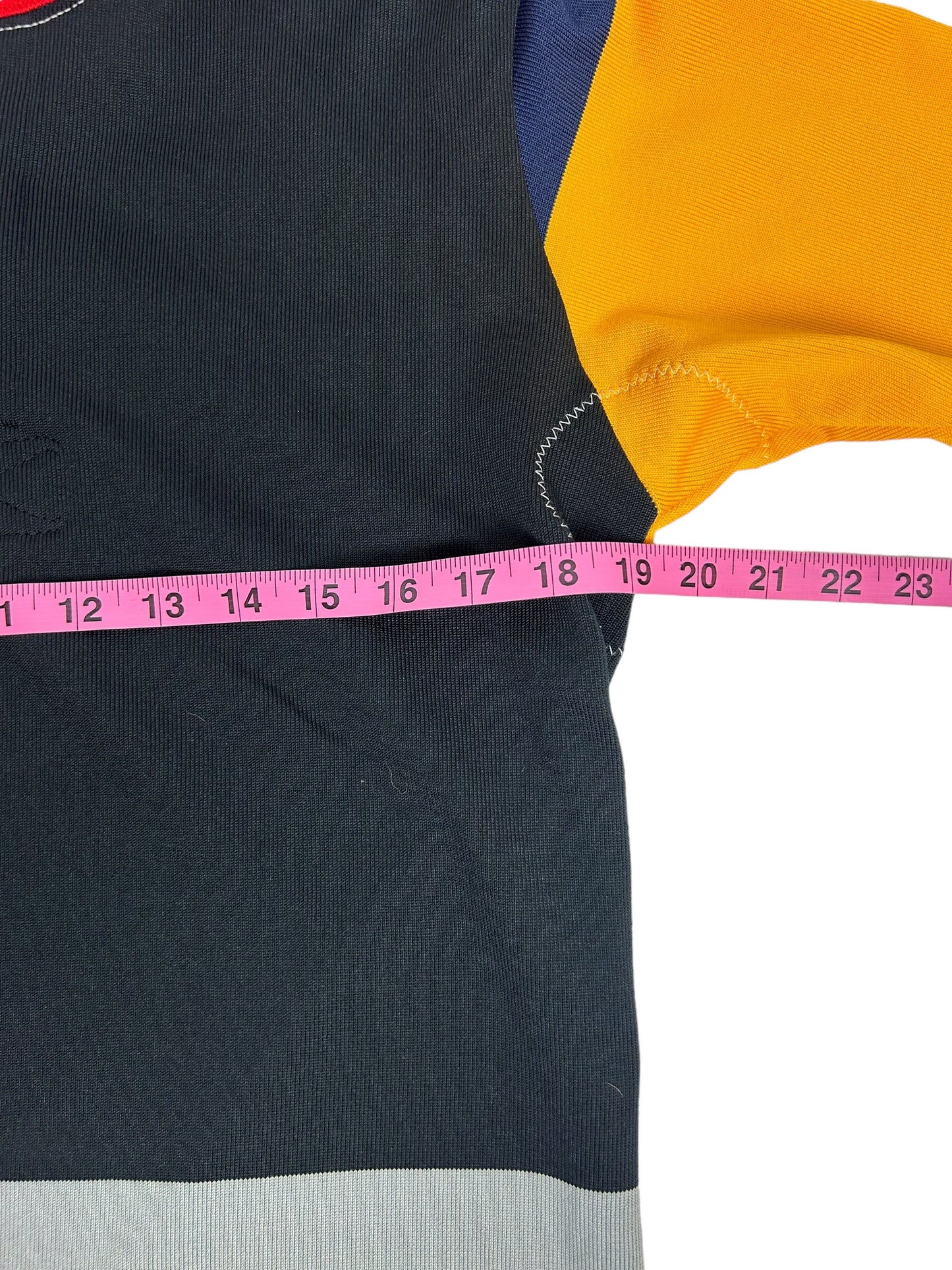 Barbarian Pro-Fit Men's Rugby Collared Color Block Polo Tee - Size S