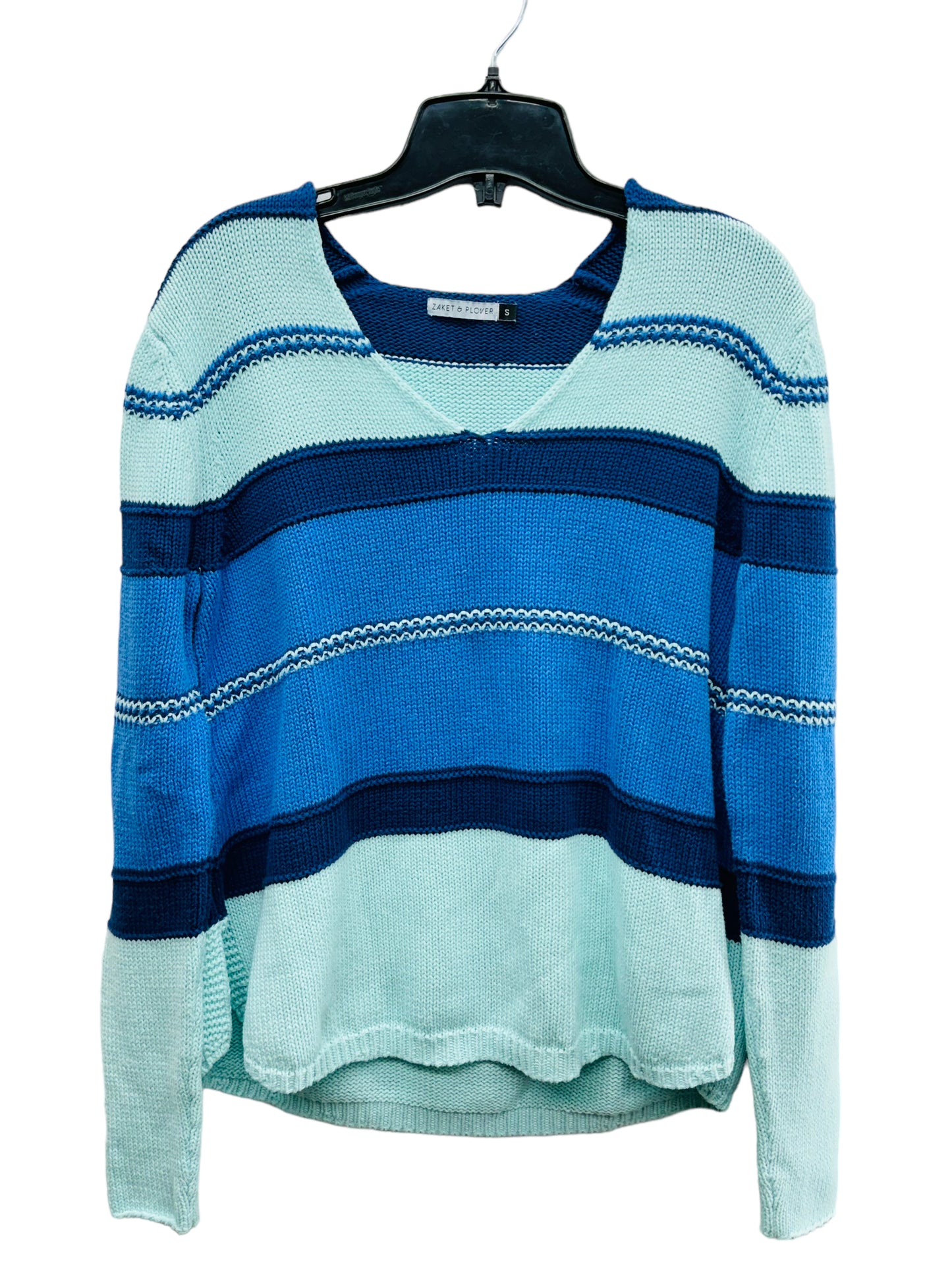 Zaket & Plover Women’s 100% Cotton V-Neck Sweater Multicolor - Size Small