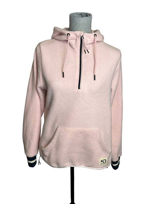 Kari Traa Fleece Quarter Zip Women's Hoodie Pink - Size Small